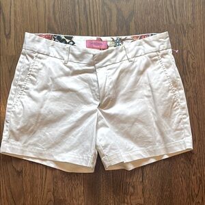 Banana Republic/Trina Turk 8  White Bermuda Shorts Classic Casual Style